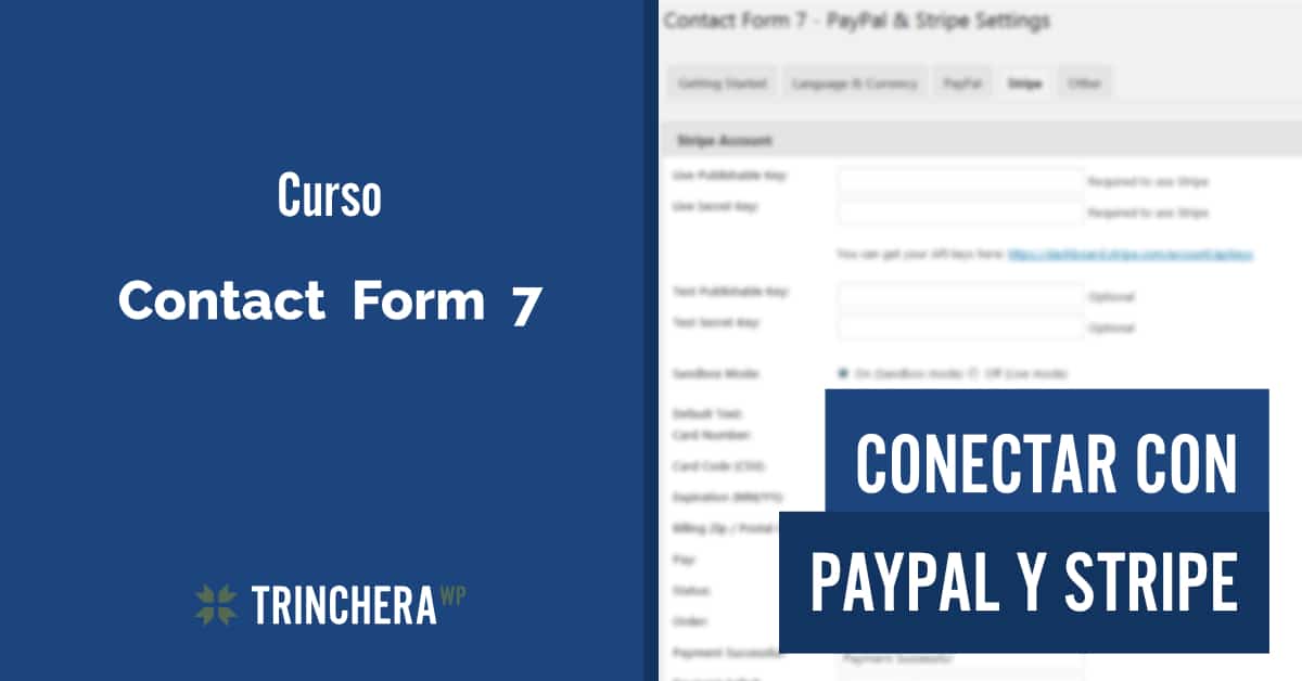 PayPal y Stripe - Contact Form 7