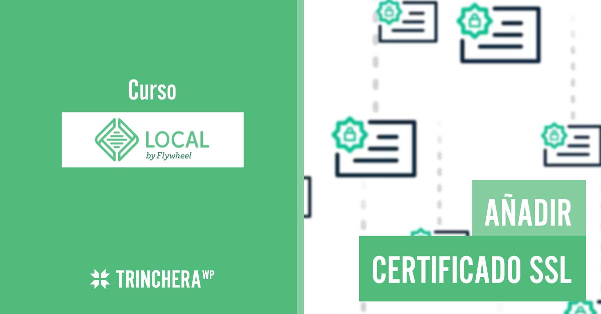 Añadir certificado SSL - Curso Local
