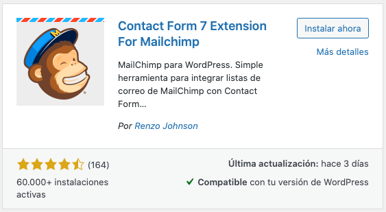 Mailchimp - Contact Form 7