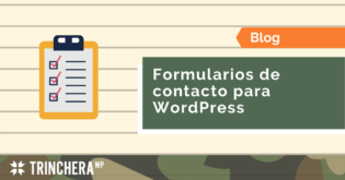 Formularios de contacto para WordPress - Trinchera WP